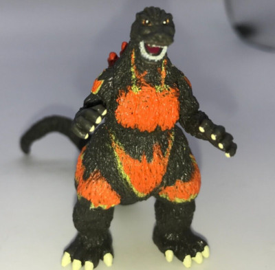 Burning Godzilla Pack Of Destruction Mini Figure 2002 Bandai Toho 2.5 Inch-image