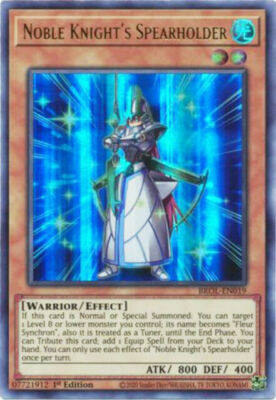 x3 Noble Knight's Spearholder BROL-EN019 Ultra Rare Yugioh -image