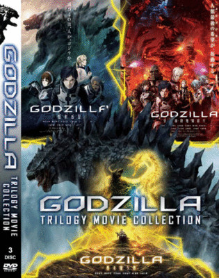 ANIME DVD ~ENGLISH DUBBED~ Godzilla: The Movie 1-3 Region All -image