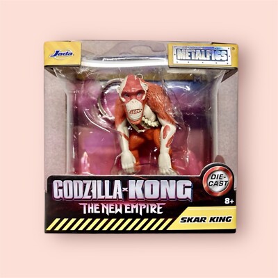 Godzilla X Kong The New Empire Skar King Keychain Jada Metalfigs Toy 2.5