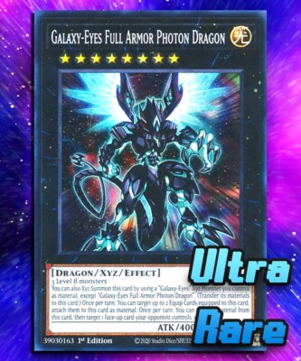 Galaxy-Eyes Full Armor Photon Dragon (UR) RA01-EN037 Ultra Rare 1st Ed. LP-image