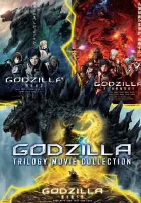DVD GODZILLA Trilogy Movie Collection English Dubbed All Region FREE SHIP-image