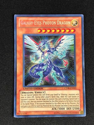 YUGIOH GALAXY-EYES PHOTON DRAGON CT08-EN003 SECRET-image