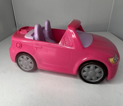 FISHER PRICE LOVING FAMILY Convertible Vehicle Car With Sound Pink 2012 Works-image