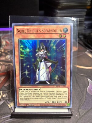 Yu-Gi-Oh! Noble Knight's Spearholder 1st Ed. BROL-EN019 Ultra Rare NM x1-image