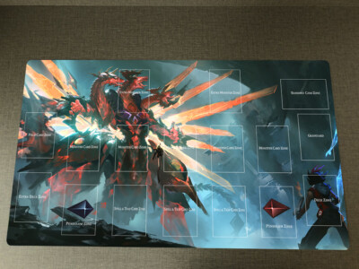 WVICM Playmat Galaxy-Eyes Prime Photon Dragon TCG CCG Pad Trading Card Game Mat-image