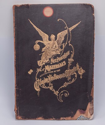 1896 Elgin National Watch Co. Materials Net Price List Catalog Leather Bound-image