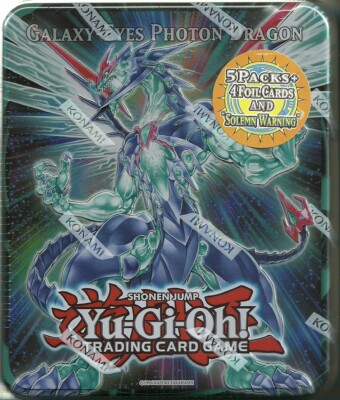 Yu-Gi-Oh 5D’S Galaxy Eyes Photon Dragon 2011 Factory Sealed Tin-image
