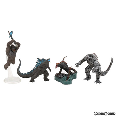 Used Fig Box Gekizo Series Godzilla Vs.Kong 2021 Trading Figure 4 Pcs Plex 20230-image