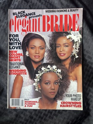 Black, Elegance Elegant Bride Collection, Catalogue African-American Wedding 90s-image