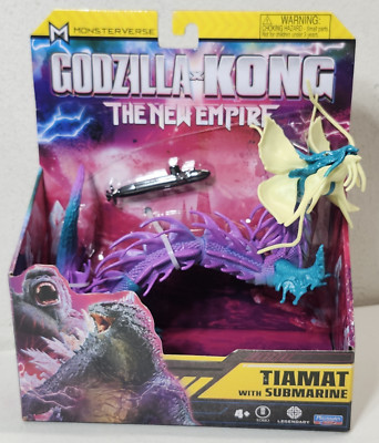 Godzilla x Kong The New Empire Tiamat Toy Figure w Submarine 6