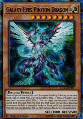 GALAXY EYES PHOTON DRAGON HOLO YuGiOh YU GI OH Custom Anime Collectible Card-image