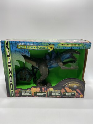 GODZILLA Fast Attack Giant GODZILLA Toybiz In Original Box 1998 NEW/VINTAGE-image
