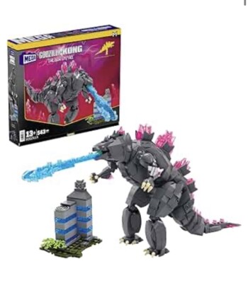 Mattel Mega Construx Bloks Godzilla x Kong New Empire Construction Building Set-image