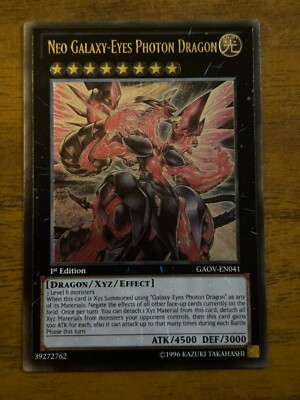 Neo Galaxy-Eyes Photon Dragon - YuGiOh TCG - GAOV-EN041-image