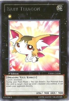 Baby Tiragon - PHSW-EN038 - Rare - 1st Edition Near Mint Photon Shockwave-image