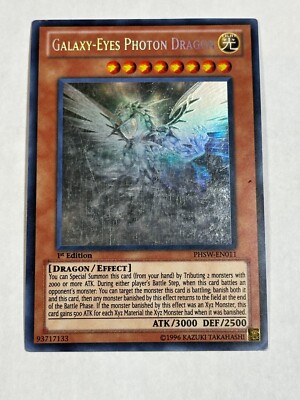 Yugioh Galaxy-Eyes Photon Dragon PHSW-EN011 Ghost Rare 1st Edition MP-image