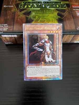Yugioh Stampede - Noble Knight Medraut - Quarter Century Rare - RA04-EN205-image