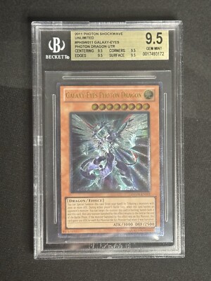 Galaxy Eyes Photon Dragon UTR Beckett 9.5-image