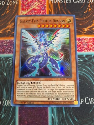 Yu-Gi-Oh! TCG Galaxy-Eyes Photon Dragon LED3-EN939 Super Rare 1st Edition NM-image