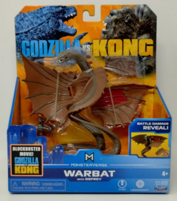 Godzilla Vs Kong Monsterverse WARBAT WITH OSPREY 6 Inch Playmates 2020 NEW-image