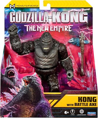 Godzilla X Kong Monsterverse 6 Inch Figure Basic Series - Kong With Battle Axe-image