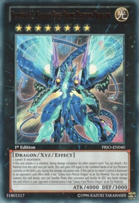 Yugioh! LP Number 62: Galaxy-Eyes Prime Photon Dragon - PRIO-EN040 - Ultra Rare -image