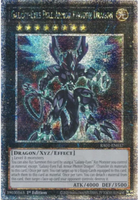 Galaxy-Eyes Full Armor Photon Dragon - RA01-EN037 Quarter Century Secret Yugioh-image