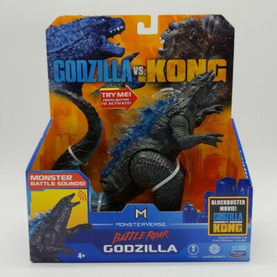 Godzilla vs Kong Battle Roar Godzilla Figure w Monster Battle Sounds New in Box-image