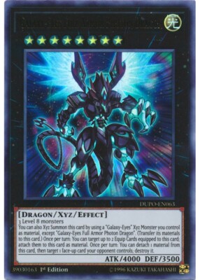 Yugioh Galaxy-Eyes Full Armor Photon Dragon (Ultra Rare) (1st Ed) DUPO-EN063 P-image