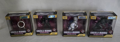 Lot of 4 Godzilla X Kong The New Empire Diecast Metal Figs Complete Set 2.5” New-image