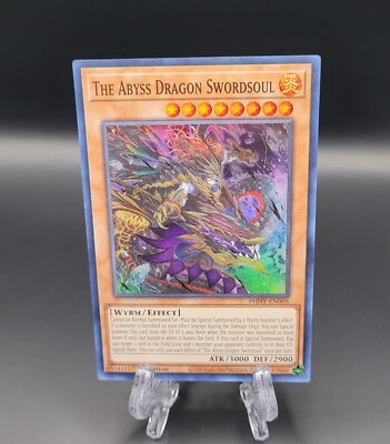 Yu-Gi-Oh! The Abyss Dragon Swordsoul PHHY-EN005 - Super Rare - 1st Edition-image