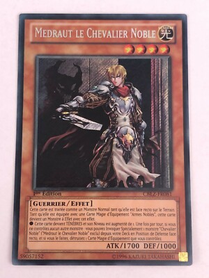 Yu-Gi-Oh Card - JCC - Medraut the Noble Knight - CBLZ-FR081-image