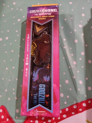 Godzilla Kong The  New Empire KING KONG Keychain & Wrist Strap Bundle-image