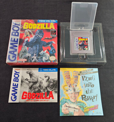 Godzilla - Authentic - Nintendo Game Boy - Box Game Manual-image