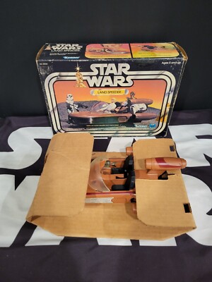 Landspeeder 1977 FIRST 1st BOX STAR WARS Original 1978 w INSERT Nice Color-image