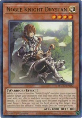 Yu-Gi-Oh! -  Noble Knight Drystan - MAGO-EN082 - Gold Rare - 1st Ed - NM/M - NEW-image