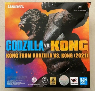 Bandai SH MonsterArts King Kong from Godzilla vs Kong 2021 Figure DAMAGED BOX-image