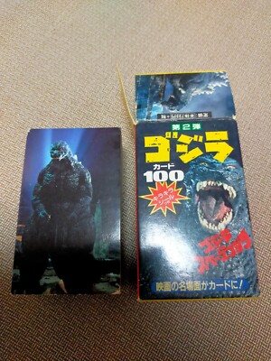 [JapanVintage] Godzilla 100cards in the original box  Trading card collection　G6-image