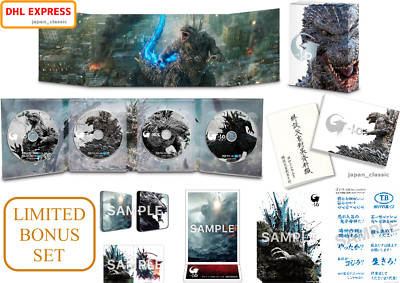 GODZILLA -1.0 4K ULTRA HD BLU-RAY DELUXE EDITION BOX INCLUDED 4 DISC + 4 BONUS-image