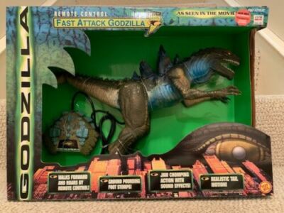 GODZILLA FAST ATTACK GIANT GODZILLA TOYBIZ IN ORIGINAL BOX 1998  GREAT CONDITION-image