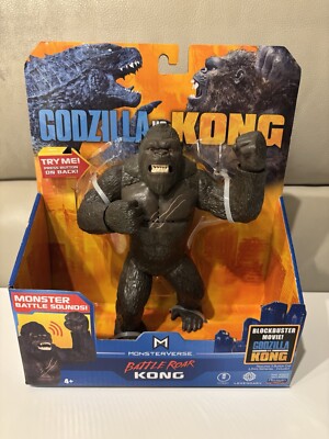 Playmates Electronic Battle Roar Kong| Godzilla Vs Kong 2021 Action Figure-image
