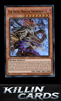 1st Edition The Abyss Dragon Swordsoul PHHY-EN005 Super Rare Photon Hypernova Yu-image