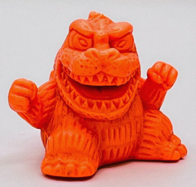 Orange 92 Godzilla Eraser Monster Vintage Toei Mini Figure Collectable Japanese-image