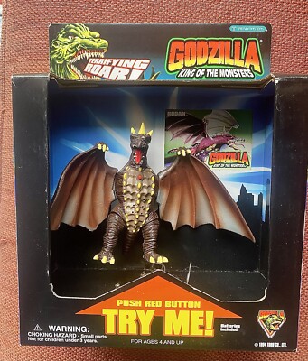 Trendmasters Godzilla King Of Monsters Rodan Figure Terrifying Roar MIB Works-image