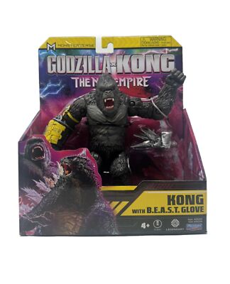 KONG w/ BEAST Glove 6” Figure Godzilla X Kong The New Empire 2024 Playmates-image