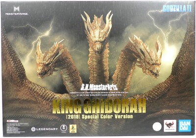 Bandai S.H.MonsterArts King Ghidorah 2019 Special Color Ver. Japan Figure-image