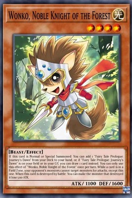 Yugioh Wonko, Noble Knight of the Forest BLMM-EN0 1st Ed Ultra Rare NM Presale-image