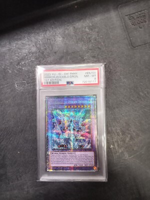 Mirrorjade the Iceblade Dragon - YU-GI-OH!  1st edition - Starlight Rare PSA 8-image