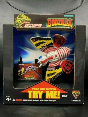 MOTHRA GODZILLA ELECTRONIC ACTION FIGURE 1994 TRENDMASTERS      IN ORIGINAL BOX-image